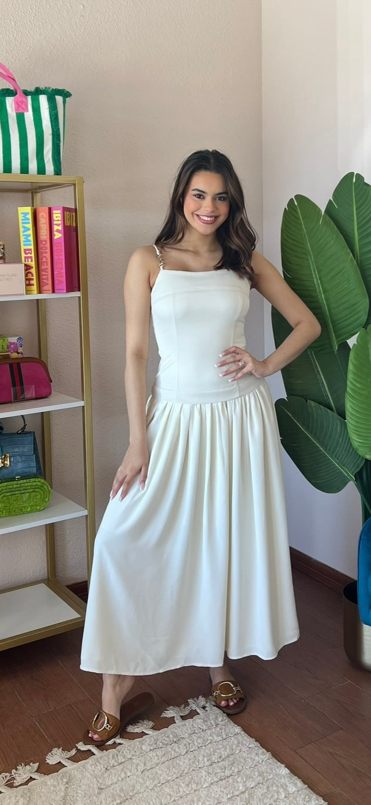 EN SAISON Ivory Maxi Dress