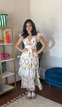 Load image into Gallery viewer, ASTR The Label Emporia Floral Tiered Maxi Dress- Cream Pink Floral
