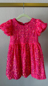 Lola & The Boys Margot Sequin Velour Dress