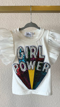 Load image into Gallery viewer, Lola &amp; The Boys Girl Power Ruffle Top
