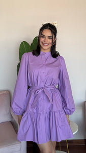 FRNCH Lilac Mini Dress