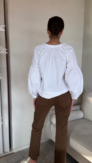 LAURELIN BALOON SLEEVE TOP