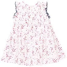 Load image into Gallery viewer, Pink Chicken Red Distsy Stars Waverly Dress
