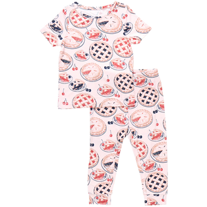 Pink Chicken Grandmas Pie Pj Set