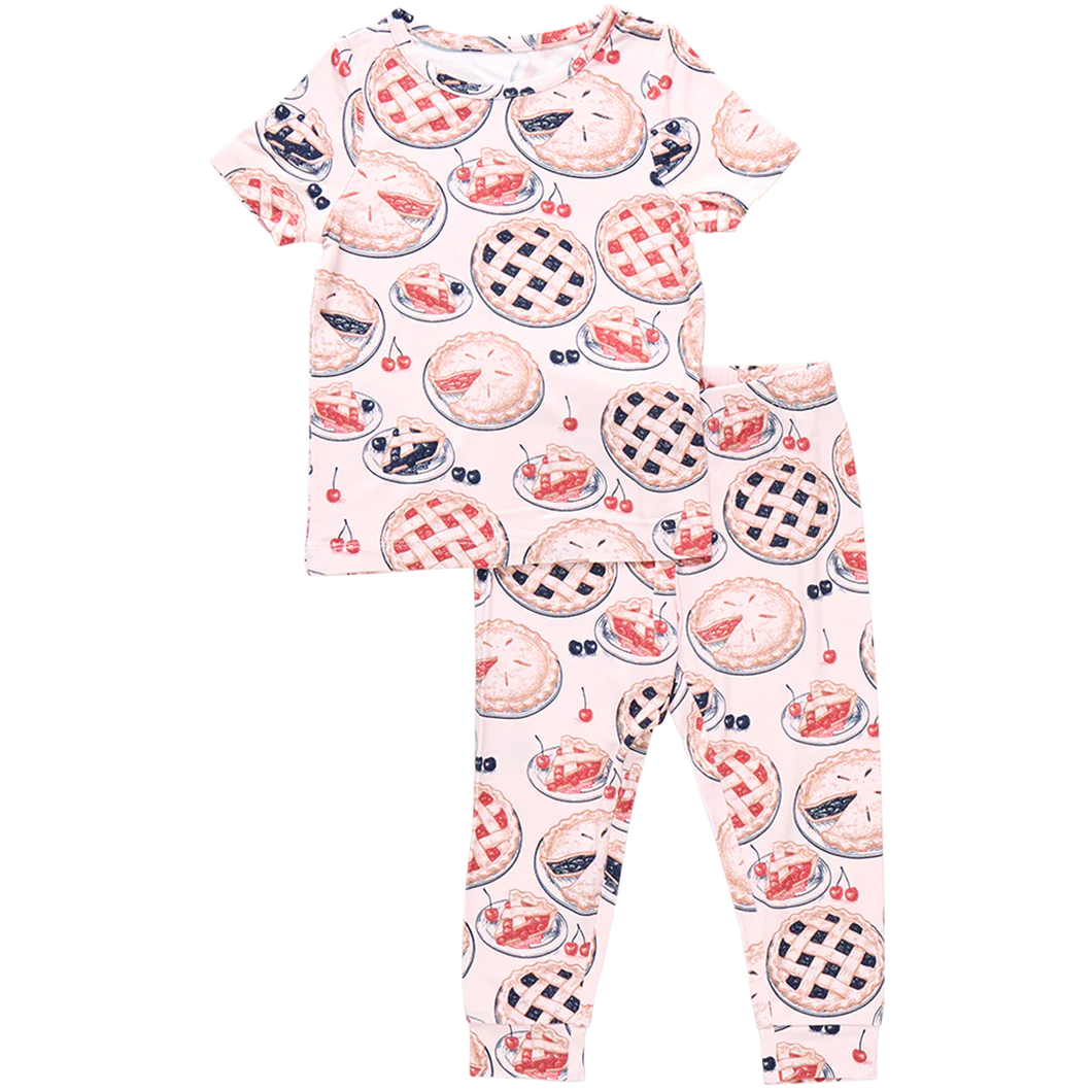 Pink Chicken Grandmas Pie Pj Set