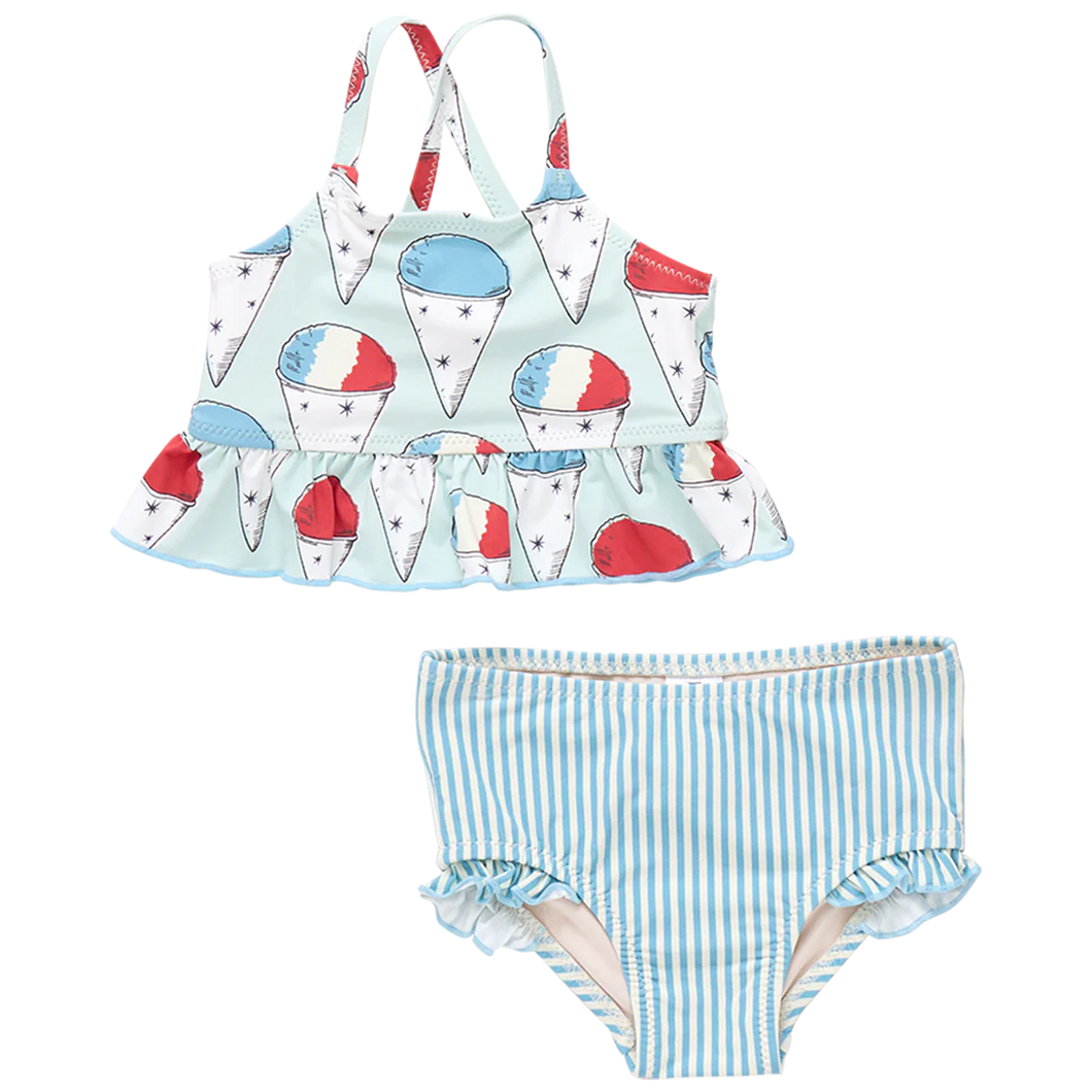 Pink Chicken Snow Cones Joy Tankini