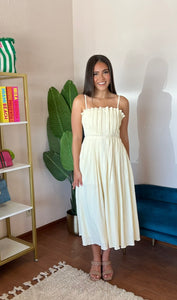 ASTR The Label Sunny Midi Dress- Soft Yellow