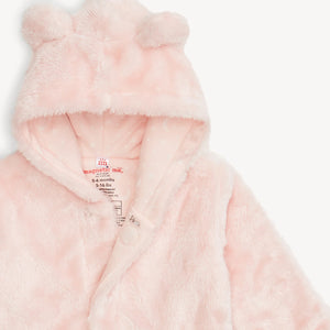 Magnetic Me Minky Magnetic Bear Jacket- Pink Blossom
