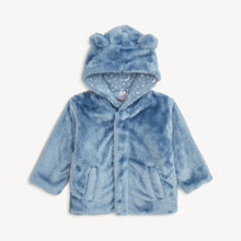 Load image into Gallery viewer, Magnetic Me Minky Bear Jacket- Winter Sky
