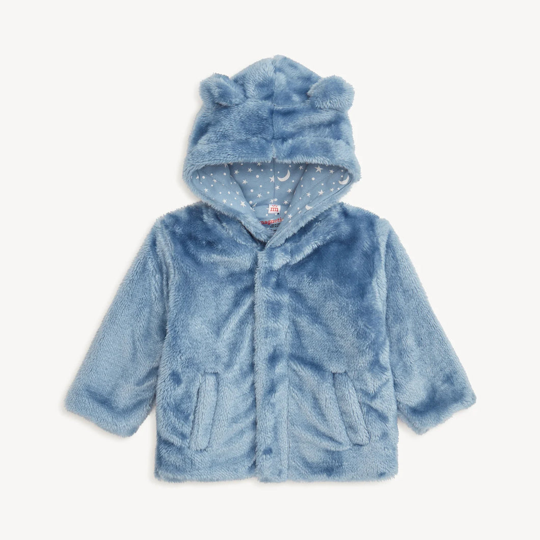 Magnetic Me Minky Bear Jacket- Winter Sky