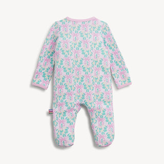 MAGNETIC ME MISTLE BOW WAFFLE FOOTIE