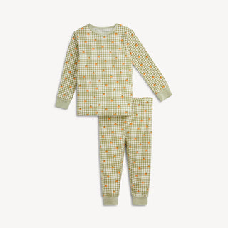 MAGNETIC ME PUMPKIN PLAID MODAL L/S LONG PANT PJ
