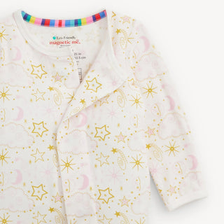 MAGNETIC ME STAR SIGNS PINK MODAL FOOTIE