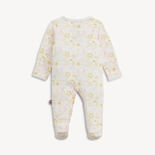 MAGNETIC ME STAR SIGNS PINK MODAL FOOTIE