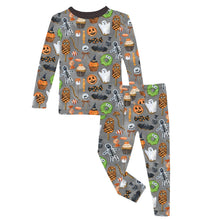 Load image into Gallery viewer, Kickee Pants Long Sleeve Pajama Set- Halloween Treats
