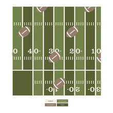 Load image into Gallery viewer, Kickee Pants Long Sleeve Henley Pajama Set- Pesto Football
