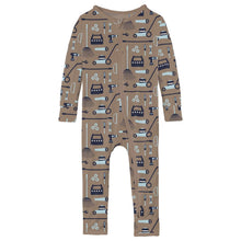 Load image into Gallery viewer, Kickee Pants Convertible Coverall- Portabella Fall Tools
