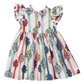 Pink Chicken Girls Double Ruffle Jennifer Dress - Present Bows