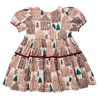 Pink Chicken Girls Eliza Dress - Gingerbread Houses