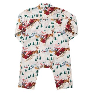 Pink Chicken Baby Boys Easton Jumper - Santa Sleigh