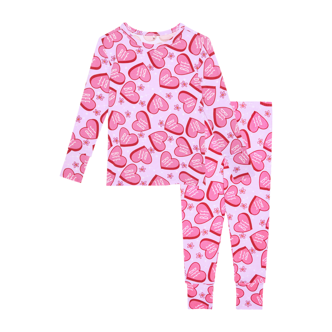 Posh Peanut Besties Long Sleeve Pajama Set