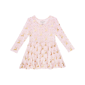 Posh Peanut Ryleigh Long Sleeve Twirl Dress