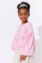 Load image into Gallery viewer, Lola + The Boys Pearl Bow Cardigan
