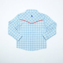 Load image into Gallery viewer, BlueQuail Tattersall Pearl Snap Long Sleeve Shirt
