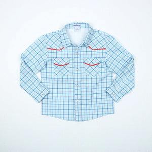 BlueQuail Tattersall Pearl Snap Long Sleeve Shirt