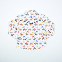 Load image into Gallery viewer, BlueQuail Grand Entry Pearl Snap Long Sleeve Shirt
