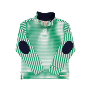 The Beaufort Bonnet Company Kiawah Kelly Green Stripe Pendleton Popped Collar