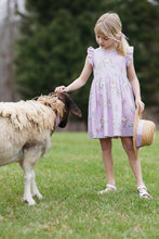 Load image into Gallery viewer, Pink Chicken Lavender Lambs Leila Dress
