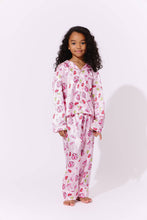 Load image into Gallery viewer, Lola + The Boys Pinky Disco Silk Set

