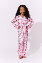 Load image into Gallery viewer, Lola + The Boys Pinky Disco Silk Set
