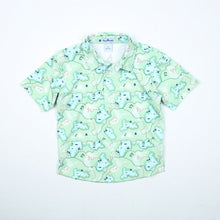 Load image into Gallery viewer, BlueQuail Trail Map Camo Polo Short Sleeve Shirt
