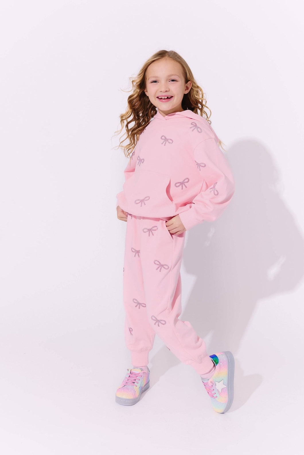 Lola + The Boys Pretty in Crystal Bows Set