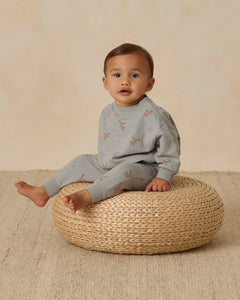 Quincy Mae Relaxed Sweat Set - Moose