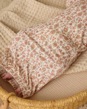 Load image into Gallery viewer, Quincy Mae Bamboo Baby Gown + Hat Set - Bloom
