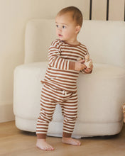 Load image into Gallery viewer, Quincy Mae Cozy Set- Cedar Stripe

