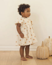 Load image into Gallery viewer, Quincy Mae Darla Dress- Smiley Pumpkins
