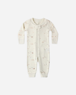 QUINCY MAE ZIP LONG SLEEVE SLEEPER
