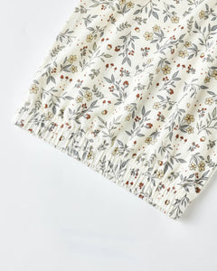 Quincy Mae Bamboo Baby Gown + Hat Set- Woodland