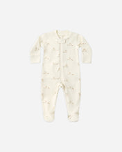 Load image into Gallery viewer, Quincy Mae Zip Long Sleeve Sleeper Footie- Bunnies

