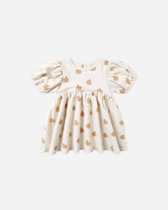 Quincy Mae Darla Dress- Smiley Pumpkins
