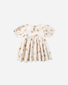 Quincy Mae Darla Dress- Smiley Pumpkins