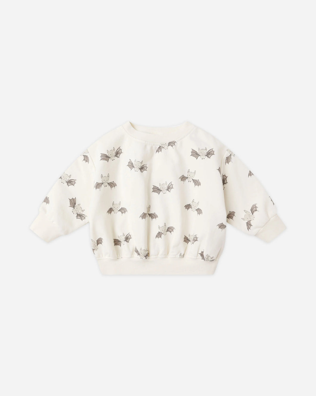 Quincy Mae Relaxed Fleece Sweatshirt Set- Bats