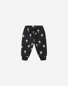 Quincy Mae Relaxed Fleece Sweat Set- Crossbones