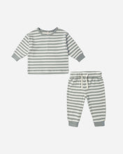 Load image into Gallery viewer, Quincy Mae Cozy Set- Blue Stripe
