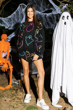 Load image into Gallery viewer, Queen of Sparkles Black &amp; Rainbow Spooky Ghost Set
