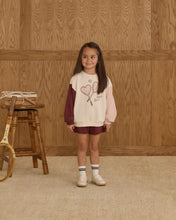 Load image into Gallery viewer, RYLEE + CRU LEGEND SWEATSHIRT SHORT SET- LOVE
